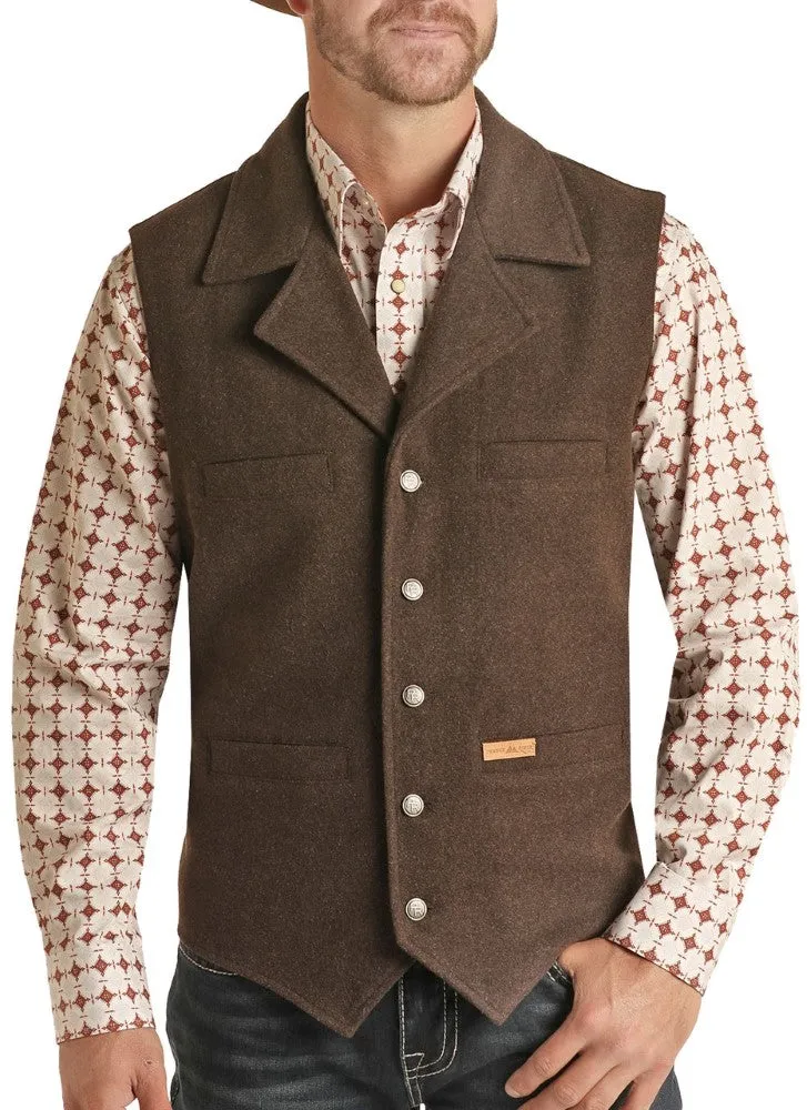 Panhandle Men's Solid Montana Vest