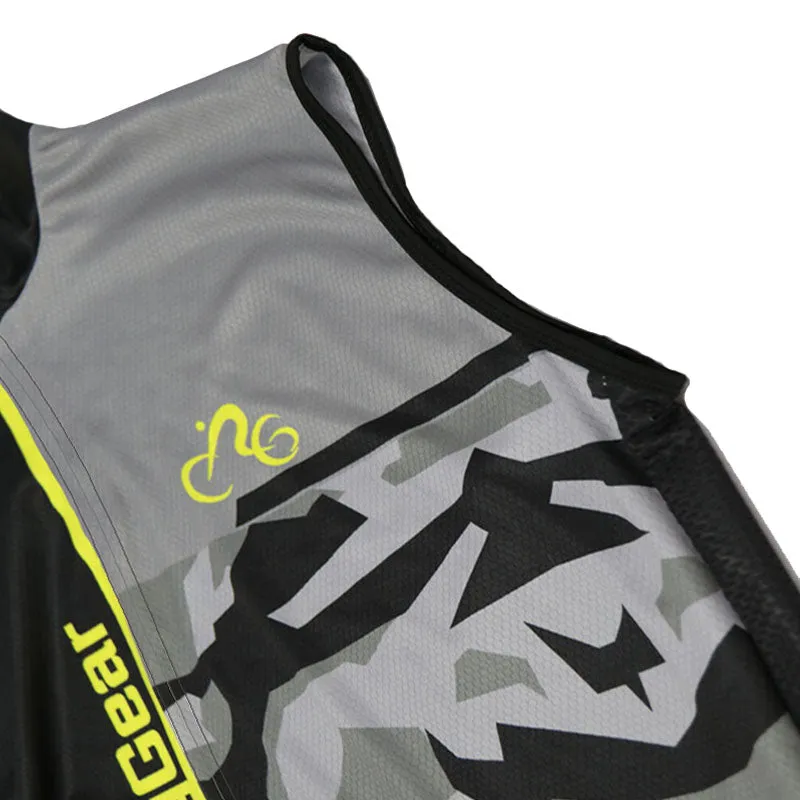 Peugeot Green Retro Cycling Vest