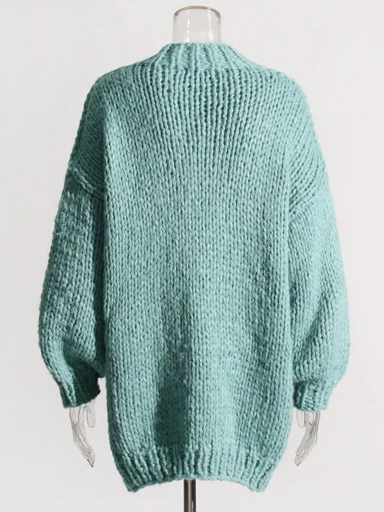 Pre Order:  Lantern Sleeves Knit Sweater