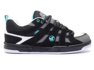 Primo Black Charcoal Turquoise Nubuck