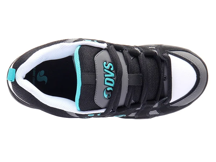 Primo Black Charcoal Turquoise Nubuck