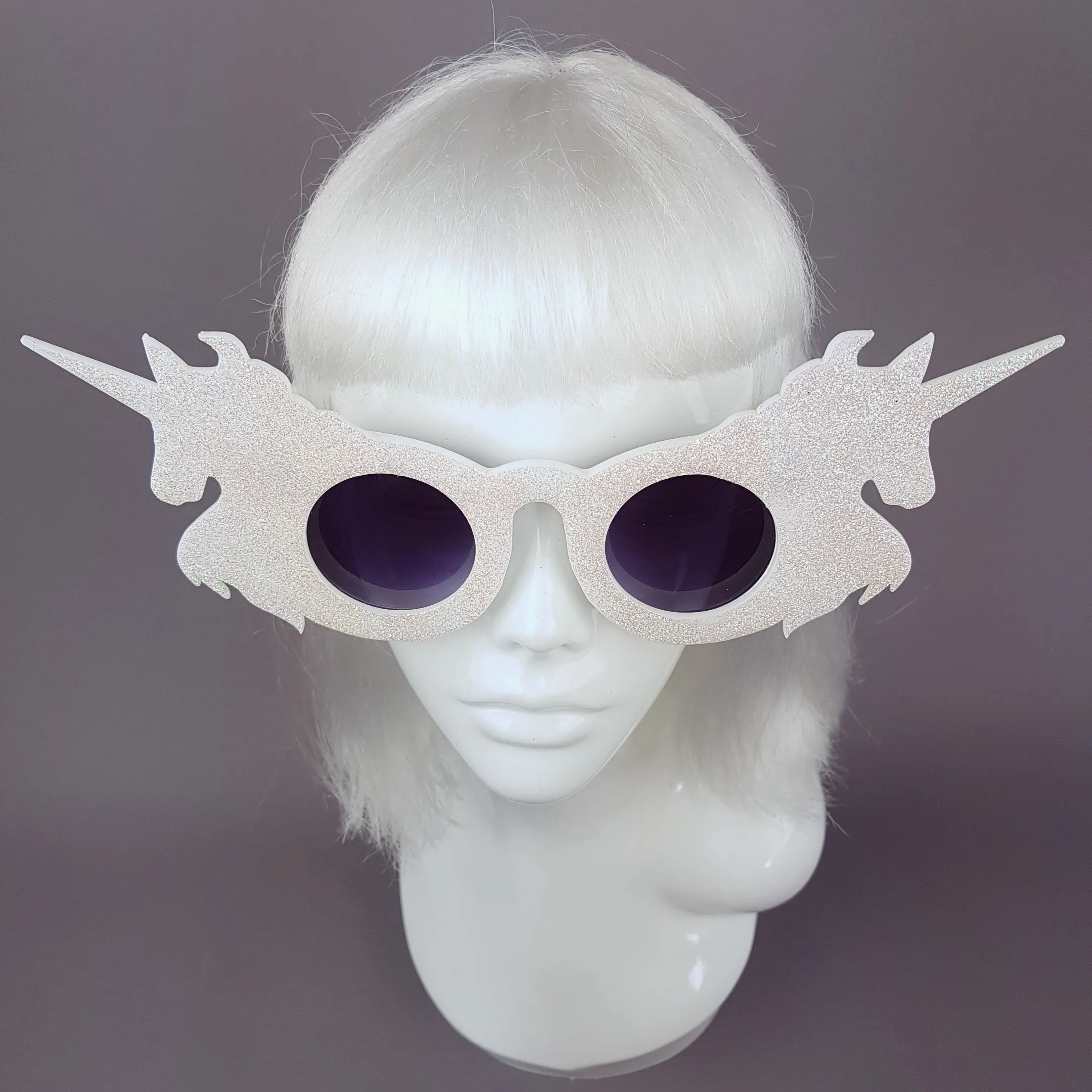 "The Colour of Magic" Iridescent Glitter Unicorn Sunglasses