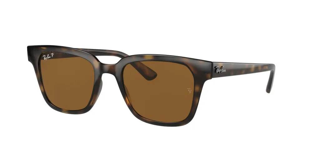 Ray-Ban RB4323 Polarized Sunglasses - Havana/Brown