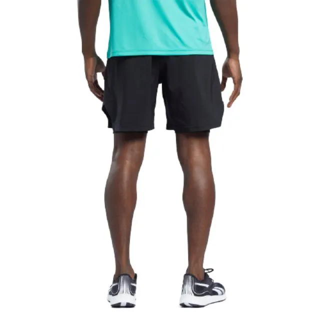 Reebok Two-In-One Men Running Short Black