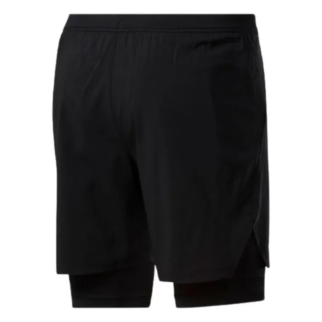 Reebok Two-In-One Men Running Short Black