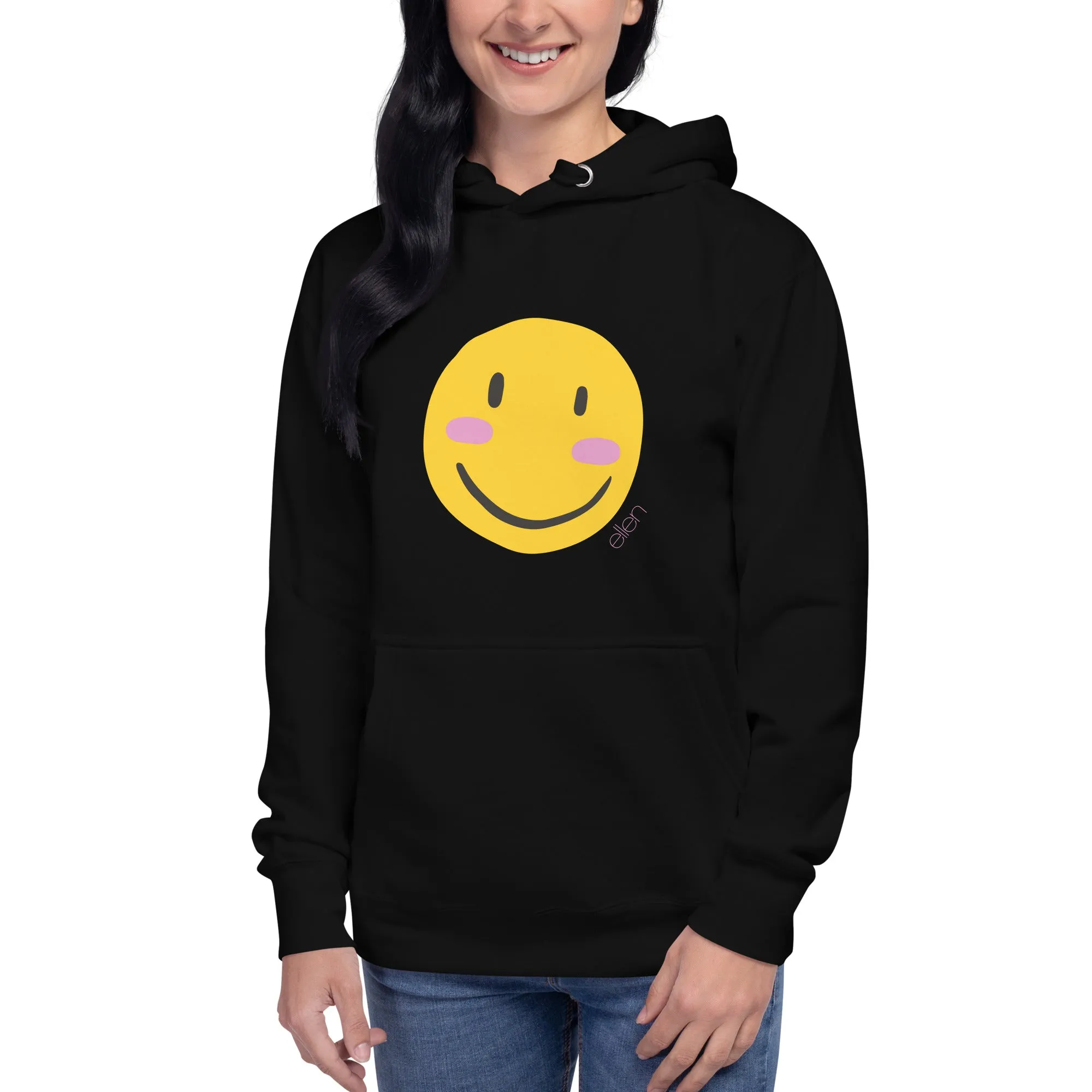 Smile Hoodie-Black