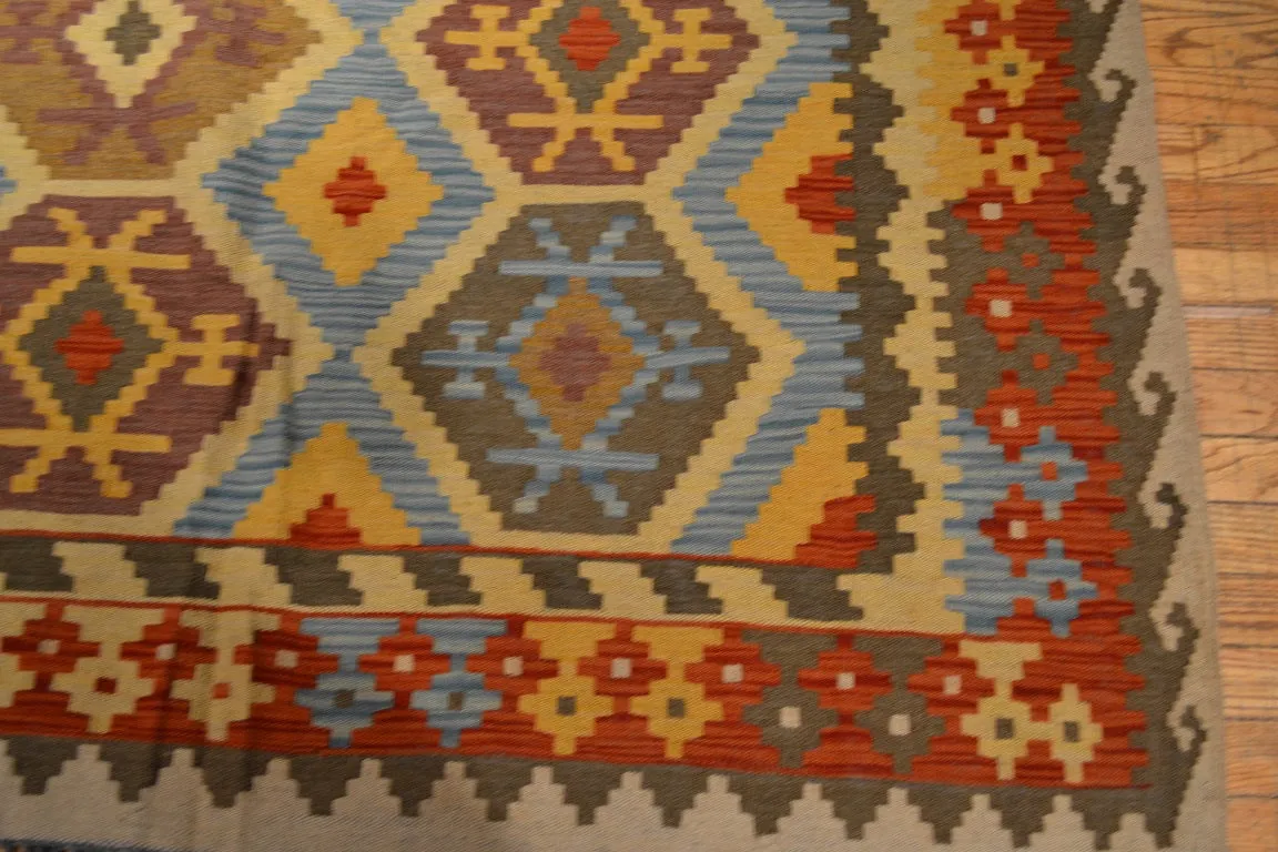 Tribal Afghan Oriental Rug 5'0" x 6'7"