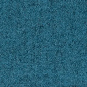 Turquoise Marl Melton Wool Coating