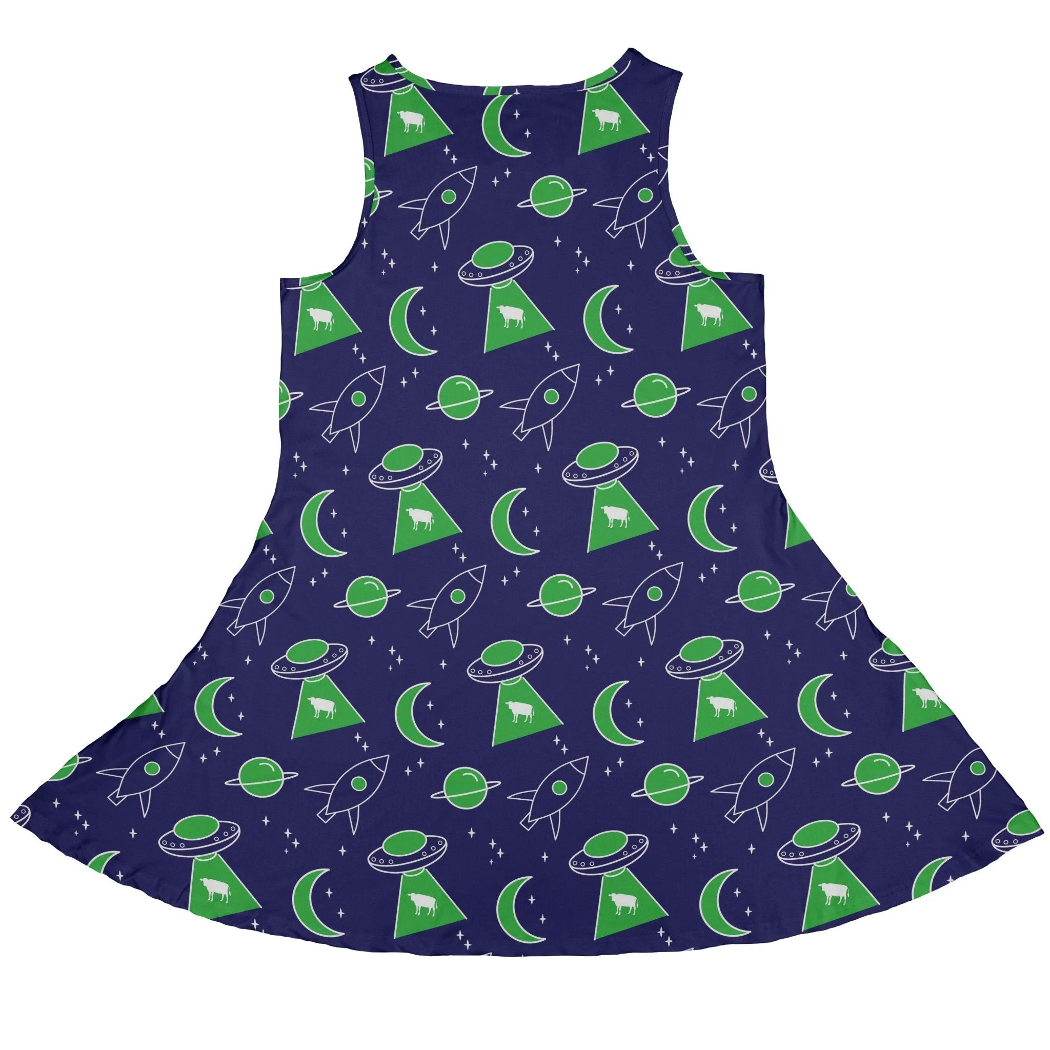 Ufo Cow Abduction Dress