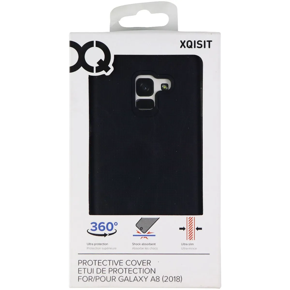 Xqisit Protective Cover for Samsung Galaxy A8 (2018) - Black